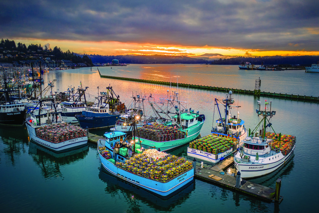 Last Set Yaquina Bay, Newport, ORE National Fisherman